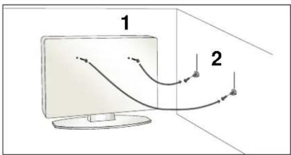 LG 60PG7000 - PLEASE SET IT UP CAREFULLY SO THE PRODUCT DOESN'T FALL OVER. - 1