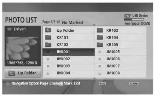 LG 60PG7000 - Photo Selection and PopUp Menu - 1