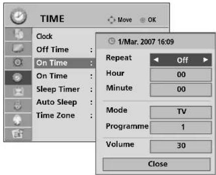 LG 60PG7000 - AUTO ON/OFF TIMER SETTING - 3