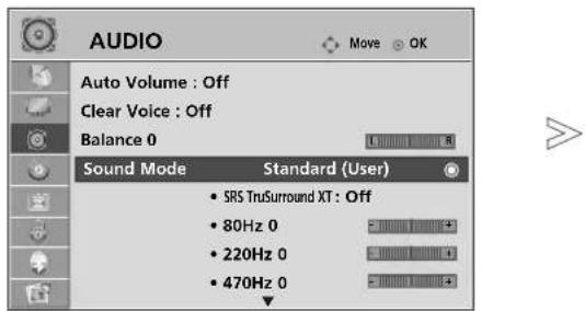 LG 60PG7000 - SOUND SETTING ADJUSTMENT -USER MODE - 1