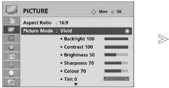 LG 60PG7000 - Picture Mode-User option - 1