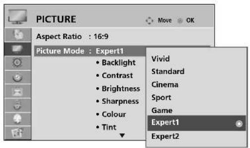 LG 60PG7000 - Picture Mode-Expert Control - 1