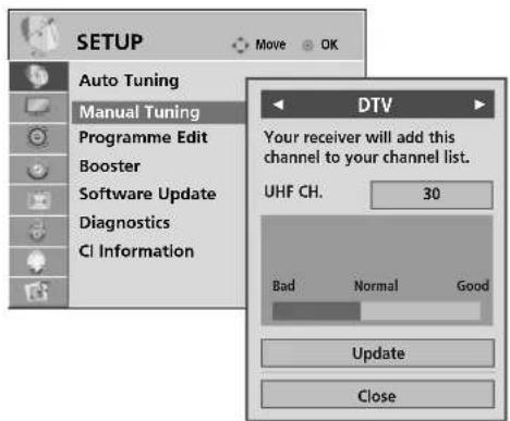 LG 60PG7000 - MANUAL PROGRAMME TUNING (IN DIGITAL MODE) - 2