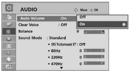 LG 60PG7000 - AUTO VOLUME LEVELER - 2