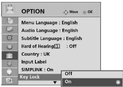 LG 60PG7000 - KEY LOCK - 2