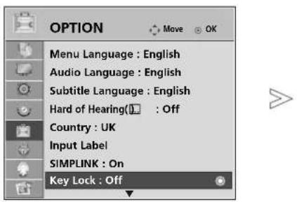 LG 60PG7000 - KEY LOCK - 1