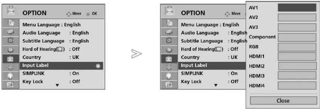 LG 60PG7000 - INPUT LABEL - 1