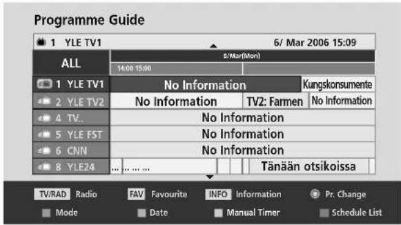 LG 60PG7000 - Switch on/off EPG - 2