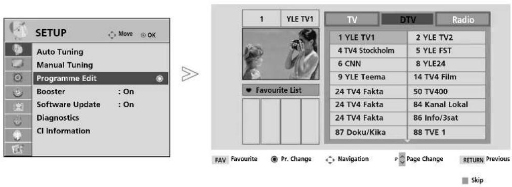 LG 60PG7000 - PROGRAMME EDIT - 1