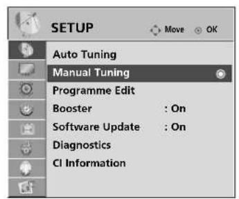 LG 60PG7000 - MANUAL PROGRAMME TUNING (IN ANALOGUE MODE) - 1