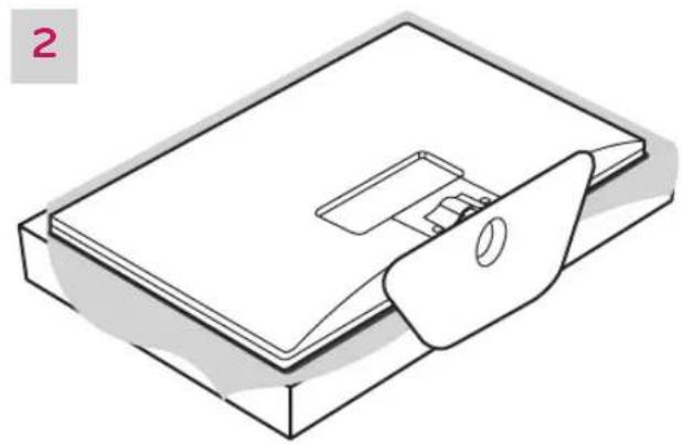 LG 28LN500B - Attaching the Stand Base Detaching the Stand Base - 3