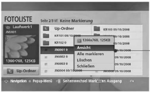 LG 19LH201C - Fotoauswahl und Popup-Menü - 2