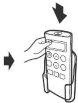 LG TSNC126YDA1 - Installing the remote control holder - 2