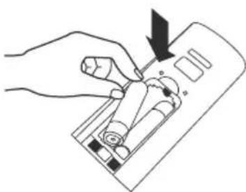 LG TSNC126YDA1 - Inserting batteries - 2