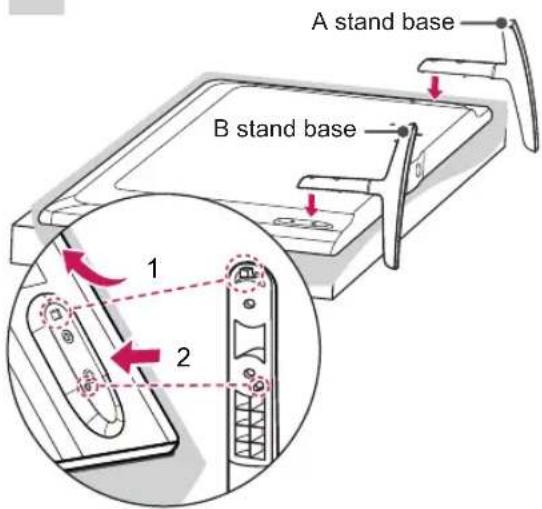 LG 42LB631T - Attaching the stand - 6