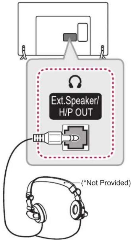 LG 42LB631T - Headphone connection - 1