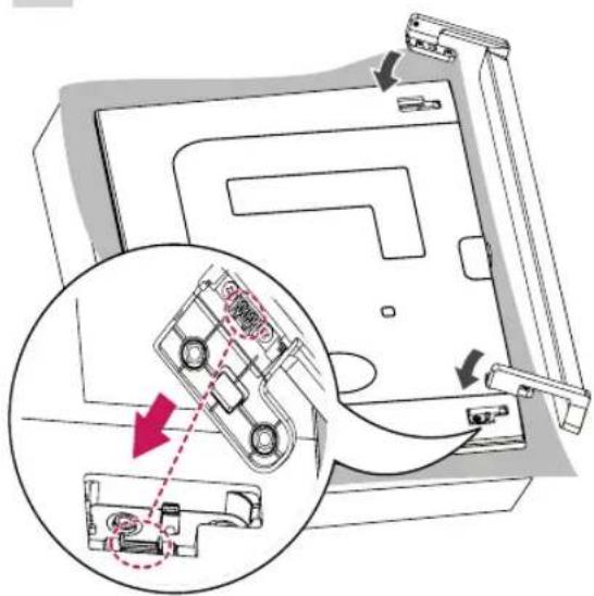 LG 42LB631T - Attaching the Sound Bar Supporter - 4
