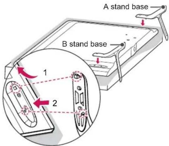 LG 42LB631T - Attaching the stand - 4