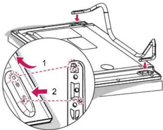 LG 42LB631T - Attaching the stand - 10