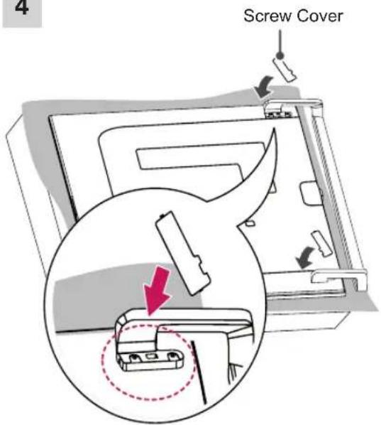 LG 42LB631T - Attaching the Sound Bar Supporter - 5