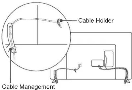 LG 42LB631T - Tidying cables - 3