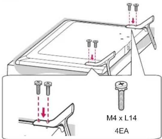 LG 42LB631T - Attaching the stand - 5