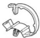 LG 42LB631T - Cable Holder - 1