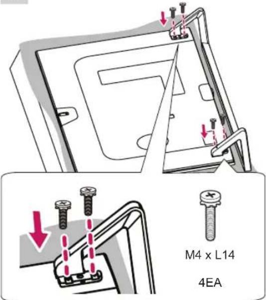 LG 42LB631T - Attaching the stand - 17