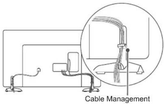 LG 42LB631T - Tidying cables - 4