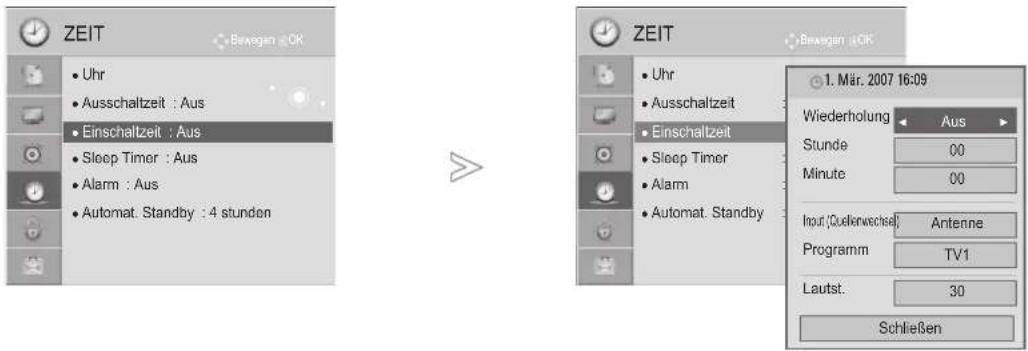LG 32LD325H - AUTOMATISCHE TIMER-EINSTELLUNG EIN/AUS - 1