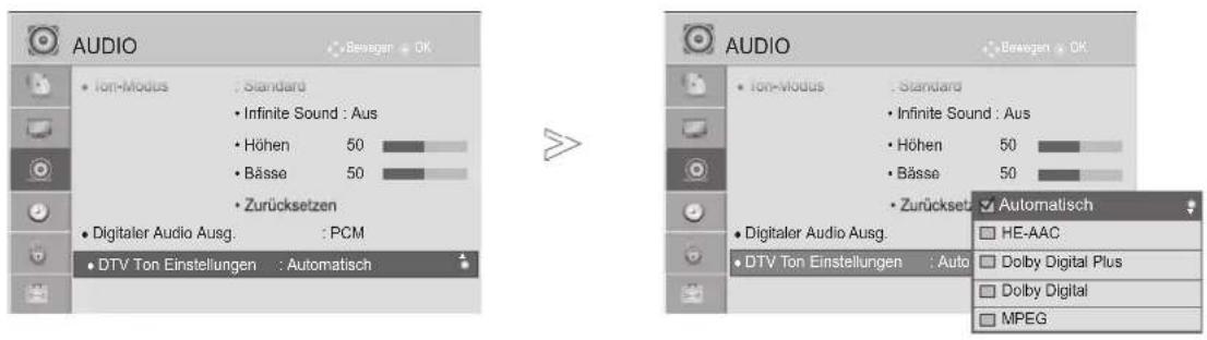 LG 32LD322H - DTV-AUDIOEINSTELLUNG (NUR IM DIGITALMODUS) - 1