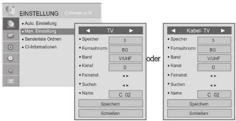 LG 32LD322H - ■ Zuordnung eines Sendernamens - 4