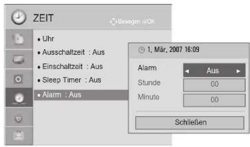 LG 32LD320H - EINSTELLEN DES ALARMS - 3