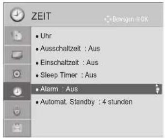 LG 32LD320B - EINSTELLEN DES ALARMS - 1