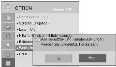 LG 32LD320B - INITIALISIEREN (RÜCKSETZEN AUF DIE ORIGINAL-WERKSEINSTELLUNGEN) - 3