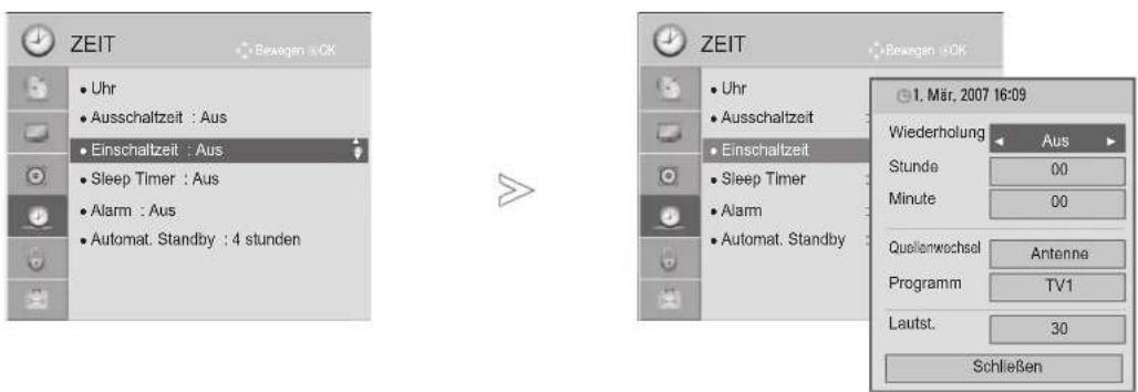 LG 32LD320B - AUTOMATISCHE TIMER-EINSTELLUNG EIN/AUS - 1