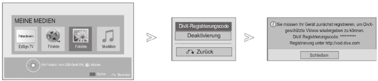 LG 32LD320B - DIVX® VOD-REGISTRIERUNG - 1
