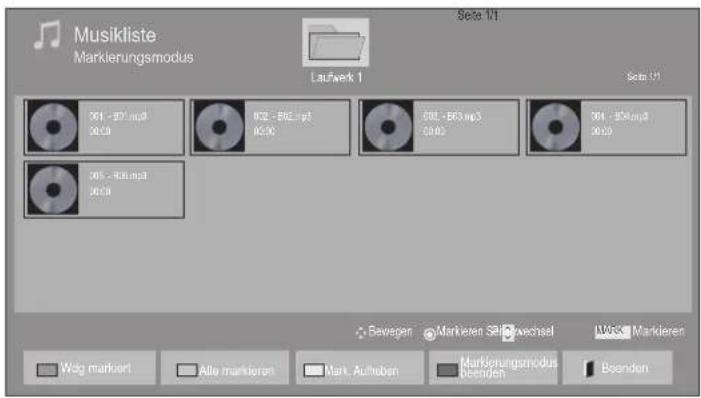 LG 32LD320B - ■ Bei Wiedergabe der ausgewählten Musikdateien - 1