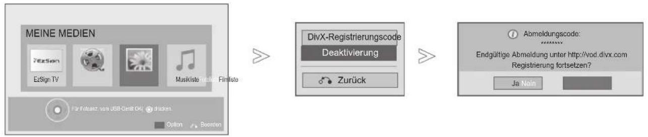 LG 32LD320B - DIVX® VOD-ABMELDUNG - 1
