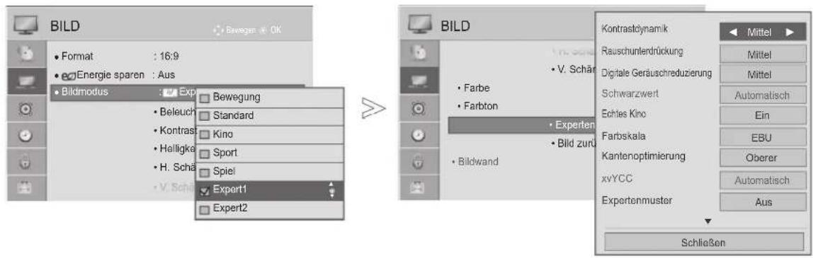 LG 32LD320B - EXPERTEN-BILDEINSTELLUNG - 1