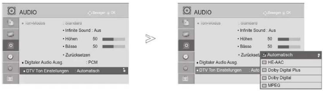 LG 32LD320B - DTV-AUDIOEINSTELLUNG (NUR IM DIGITALMODUS) - 1