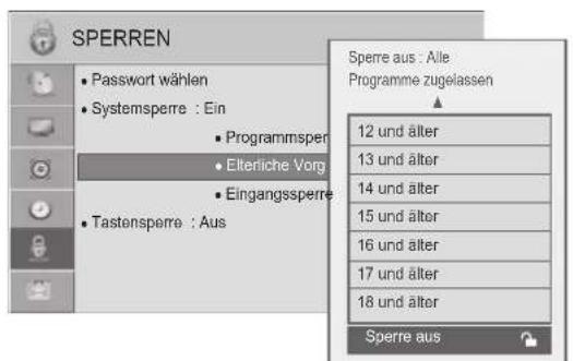 LG 26LD325H - KINDERSICHERUNG (NUR IM DIGITALMODUS) - 2