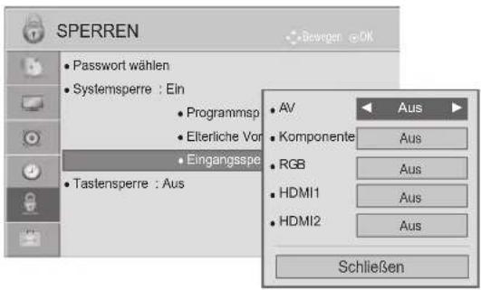 LG 26LD325H - ZUSATZGERÄTE SPERREN - 2