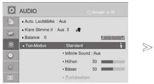 LG 22LD325H - VOREINGESTELLTE TONEINSTELLUNGEN - TON-MODUS - 1