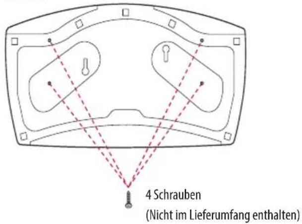 LG 43LV341H - Befestigung des TV-Geräts an einem Tisch - 1