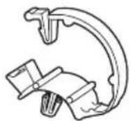 LG 32LW760H - Benutzerhandbuch Kabelhalter - 2