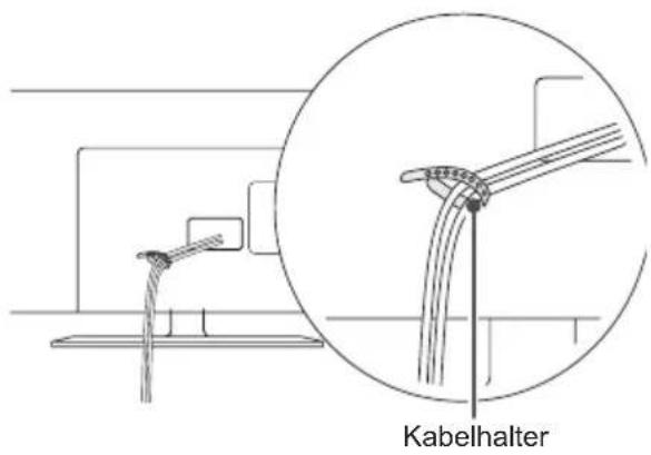 LG 32LW760H - Sauberes Verlegen der Kabel - 1