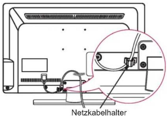 LG 22LT640H - Sauberes Verlegen der Kabel - 1