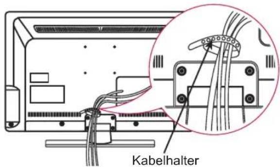 LG 22LT640H - Sauberes Verlegen der Kabel - 3