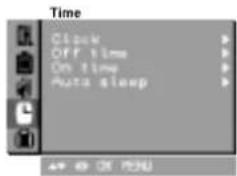 LG RE-44NB10RB - Time setting - 1
